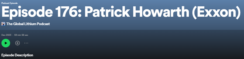 Patrick Howarth Spotify