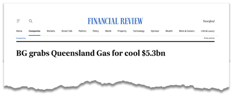 BC grabs Queensland Gas