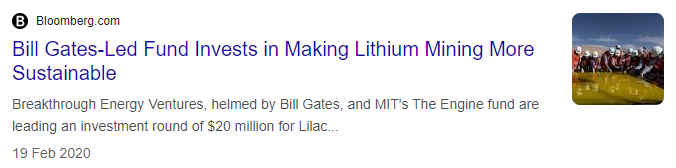 Bill Gates Lithium