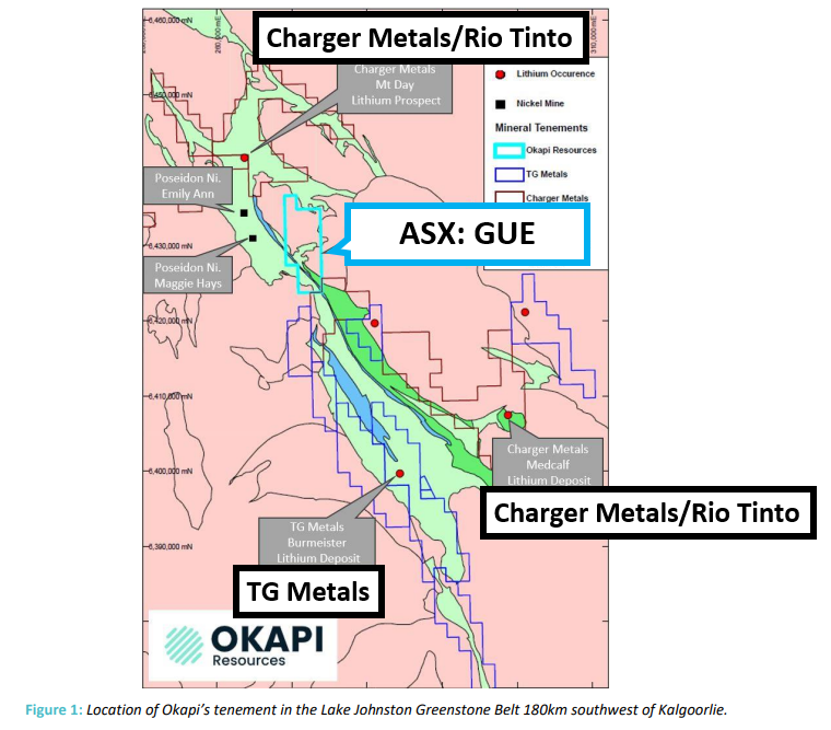 GUE TG Metals Region map