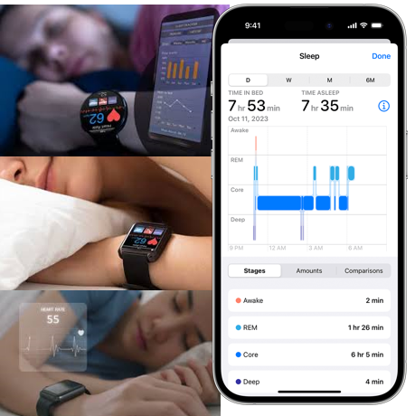 TRI AI App sleep data