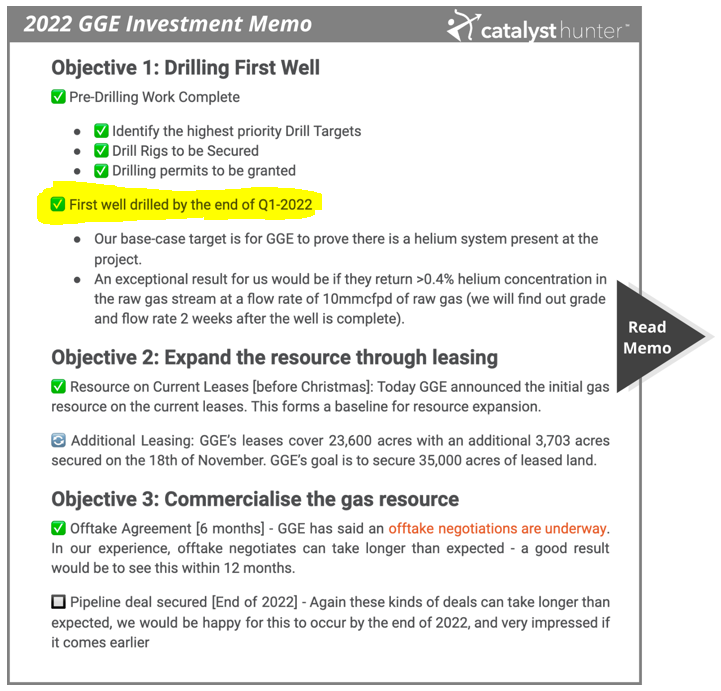 GGE Investment Memo