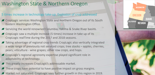 Oregon is an ideal location for CropLogic's hemp trials.